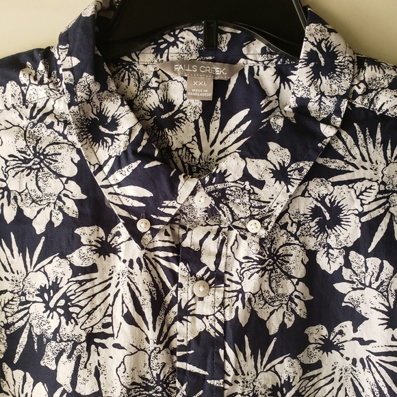 Falls Creek Poplin Print Shirt - Picture 5 of 7